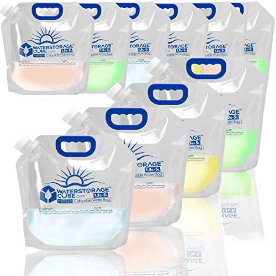 Food Storage Emergency - Premium Collapsible Water Container Bag, BPA
