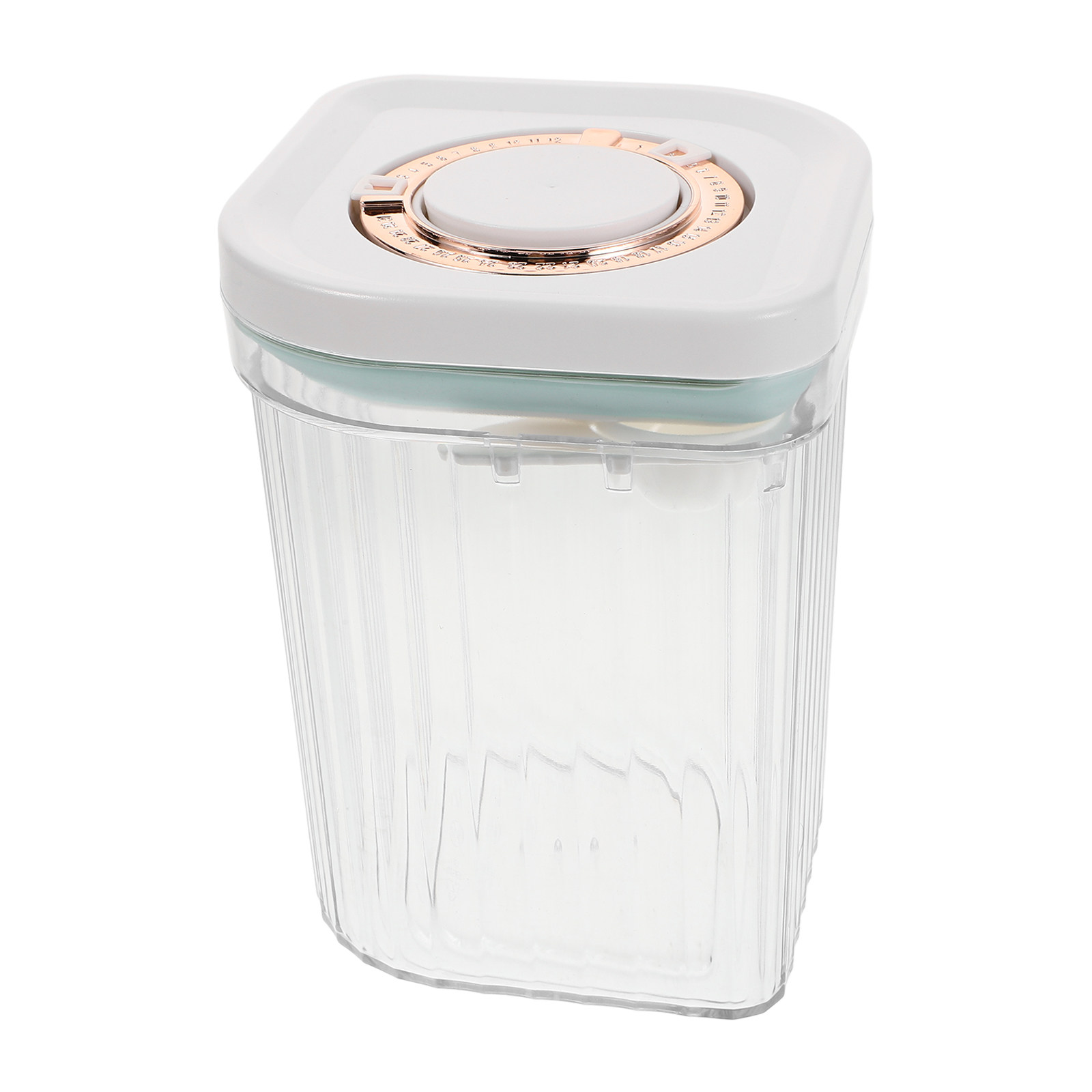 Food Storage Dispenser - Large Capacity Square Press Plastic Milk