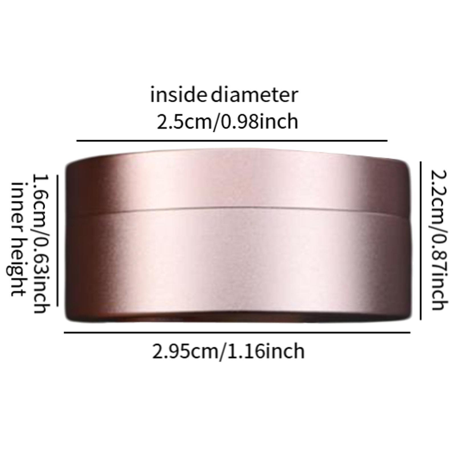 Food Storage Aluminum Containers - Tea Canister with Airtight Lid Organizer