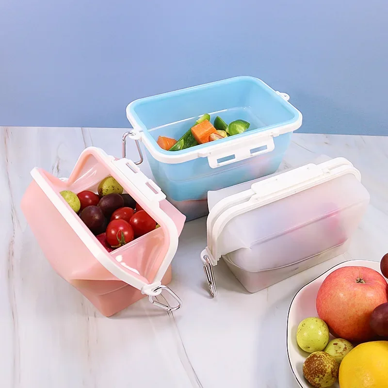 Food Storage Oven Safe - Silicone Travel Premium Reusable Food Storage