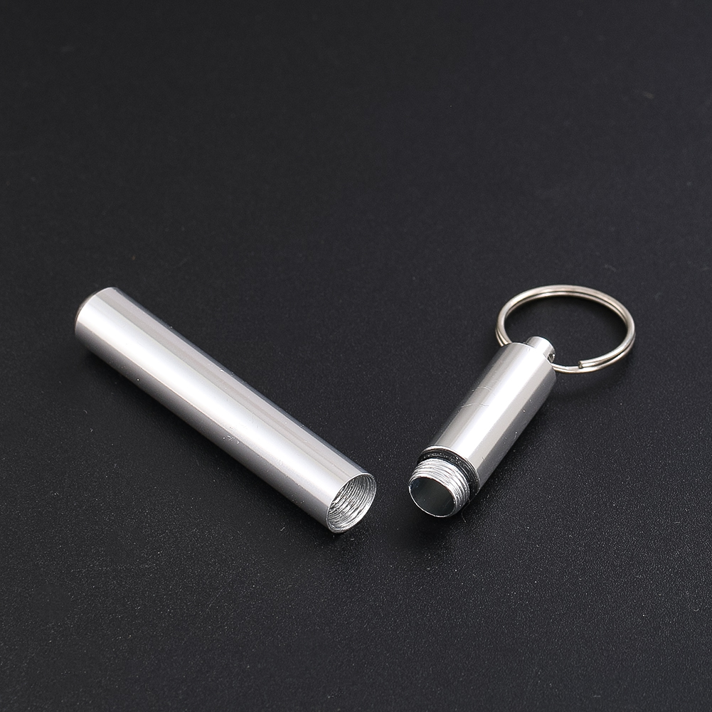 Food Storage Emergency - Keychain Storage Tube Portable Waterproof Pill