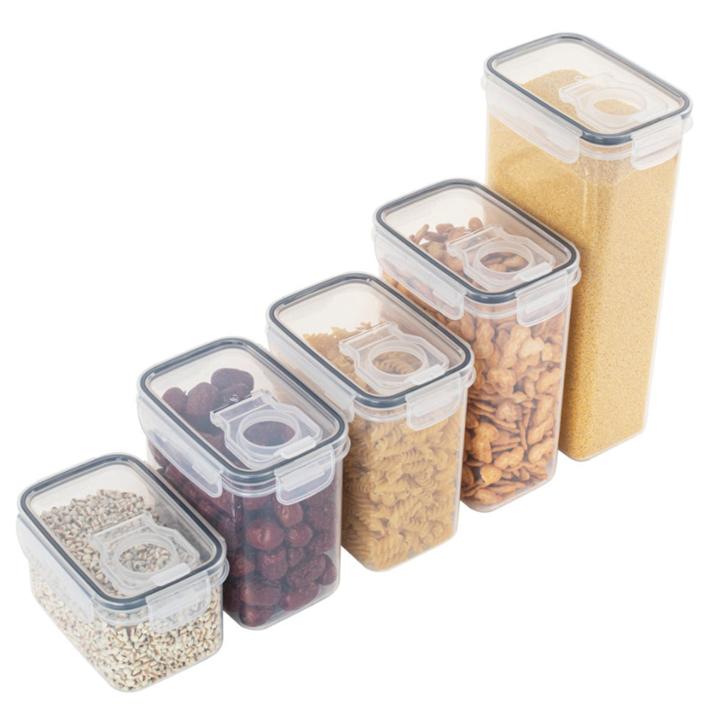 Food Storage With Dividers - Sealed Plastic Food Storage Box Cereal