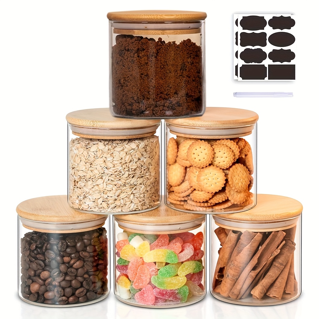 6pcs Glass Jars With Airtight  – обзор и цена Food Storage Brands