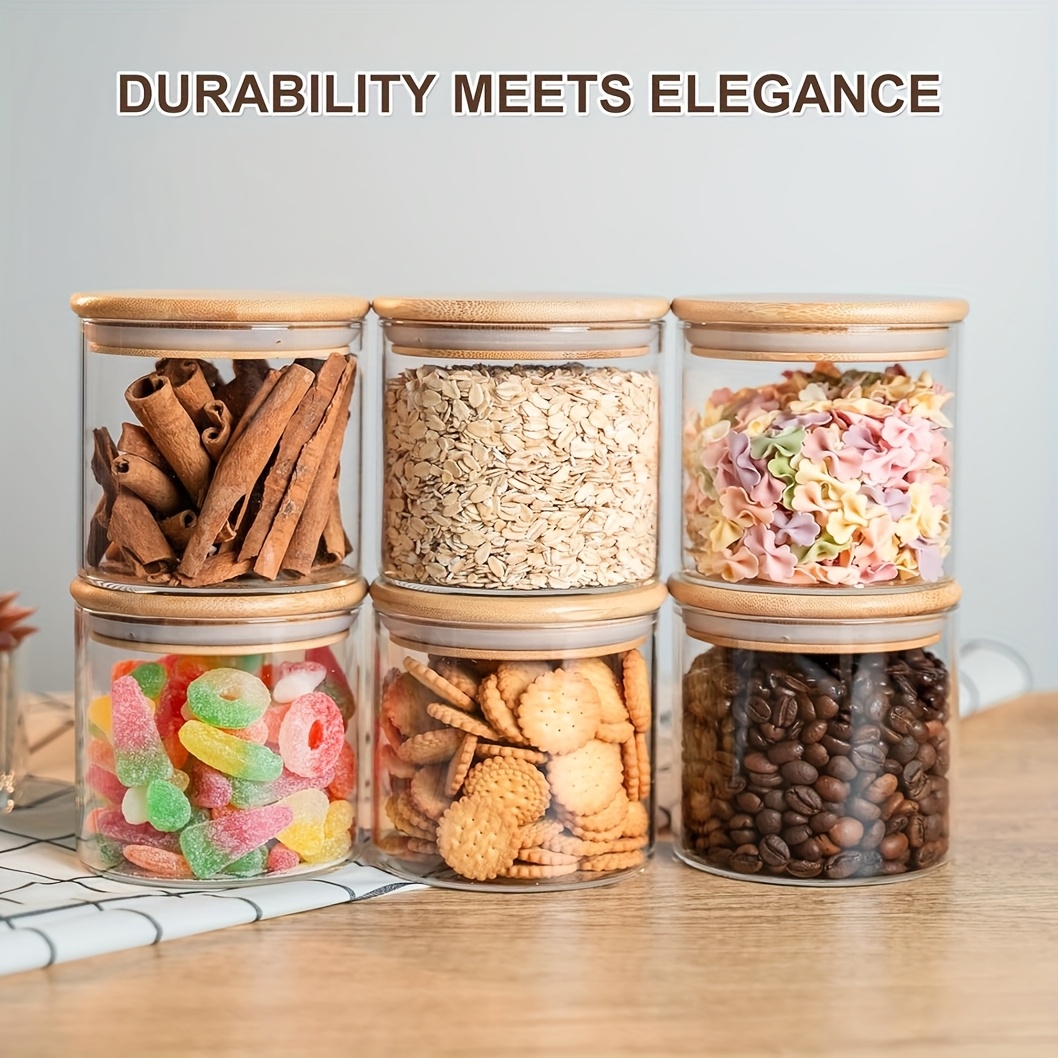 6pcs Glass Jars With Airtight  – обзор и цена Food Storage Brands