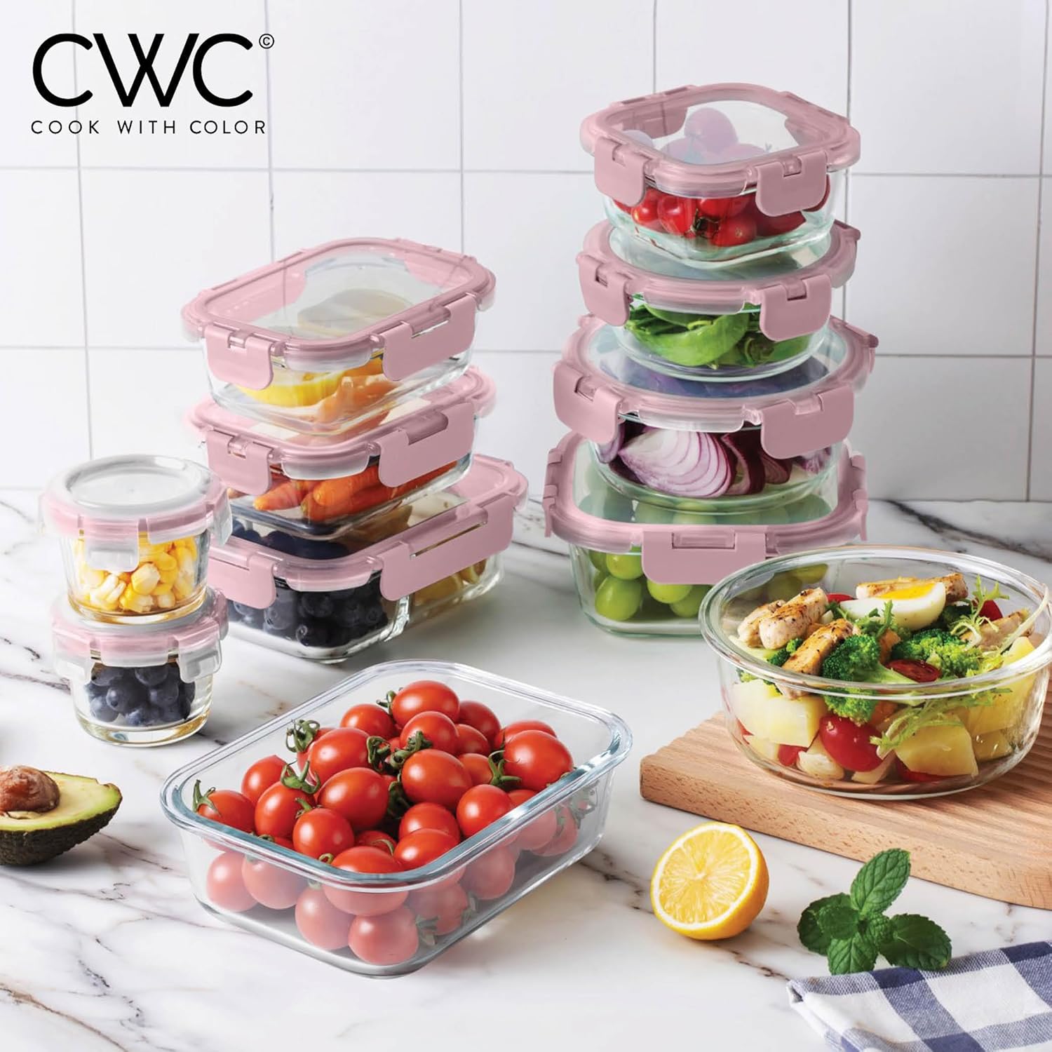 32-Pc Borosilicate Glass Food  – обзор и цена Food Storage With Dividers