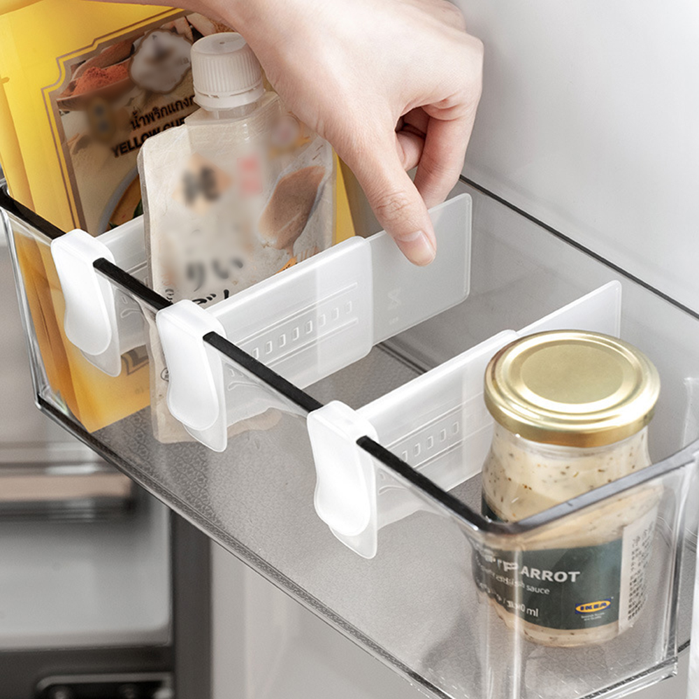 4/8-Pack Transparent Refrigera – обзор и цена Food Storage With Dividers