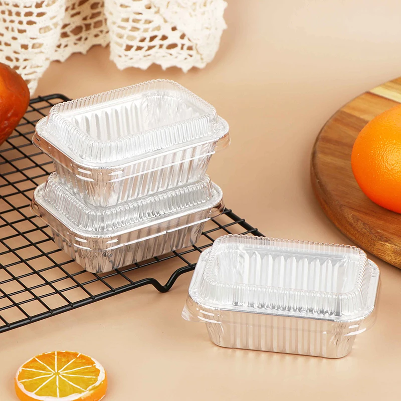 10Pcs Disposable Rectangular A – обзор и цена Food Storage Aluminum Containers