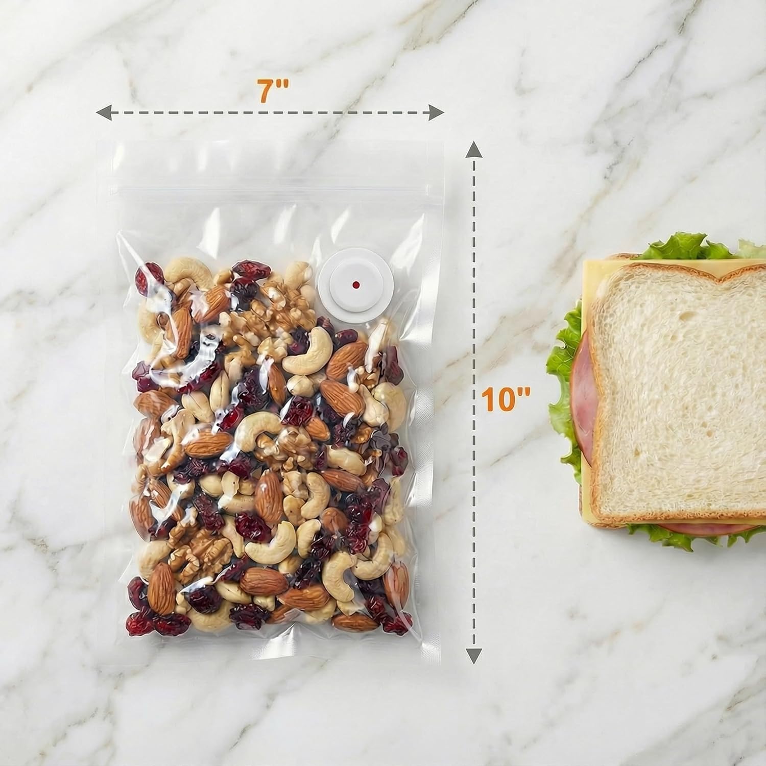 Reusable Vacuum Sealer Bags, 2 – обзор и цена Food Storage Zipper