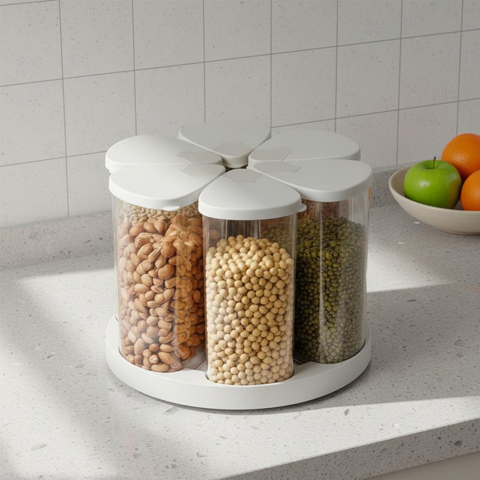 Rotating Grain Storage Box Foo – обзор и цена Food Storage Dispenser