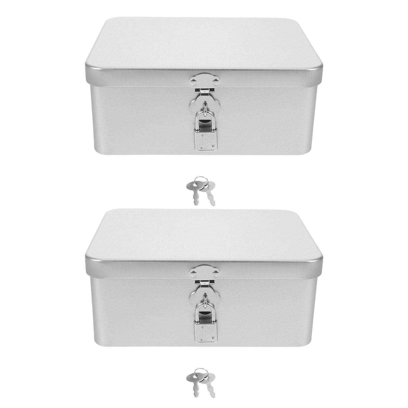 2pcs Metal Jewelry box Trinket – обзор и цена Food Storage Box With Lock And Key