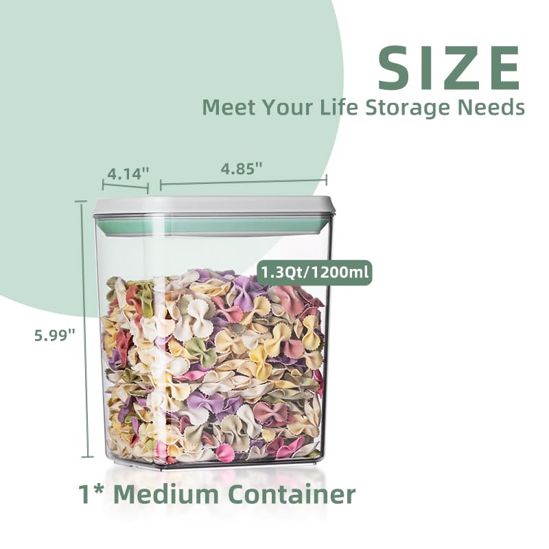 Ankou 3Pcs 1.2L Pop Airtight F – обзор и цена Food Storage Order