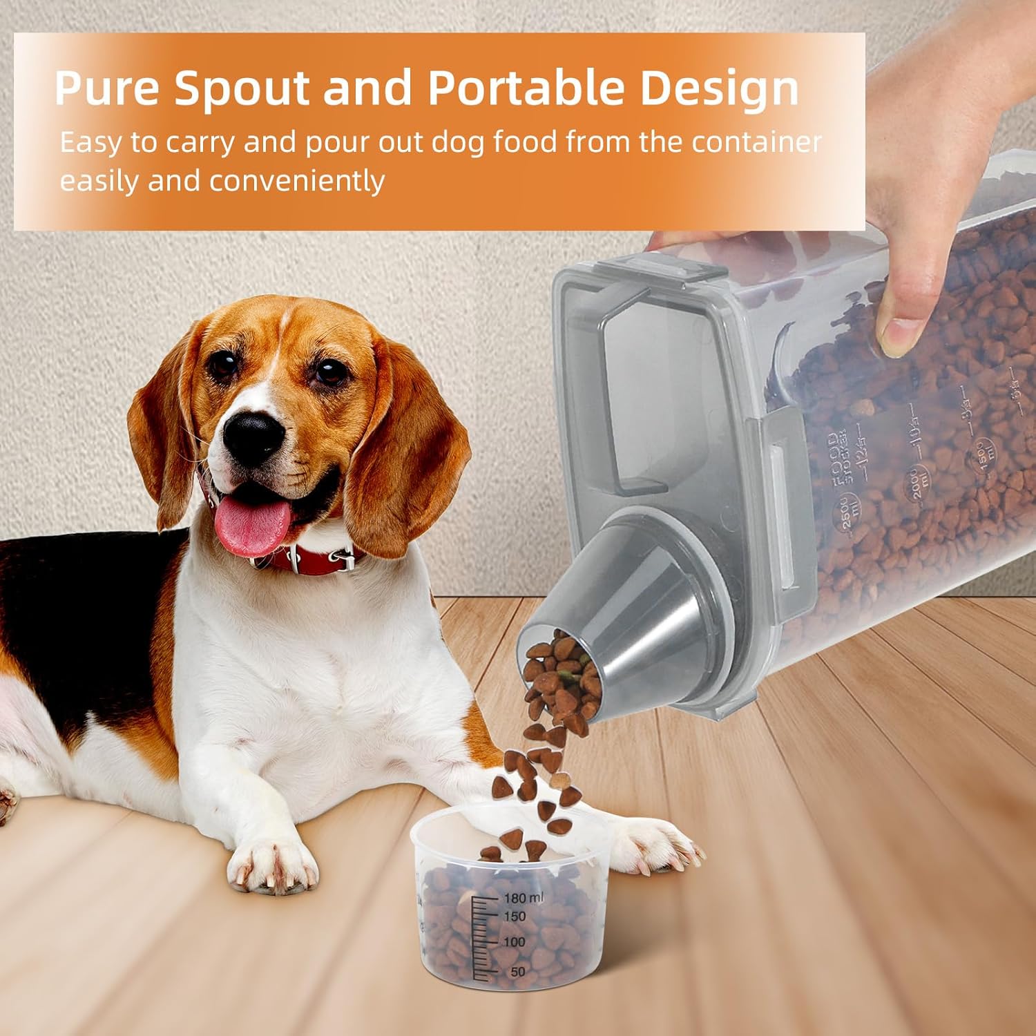 3-5Lbs / 3Qt Airtight Pet Food – обзор и цена Food Storage Dispenser