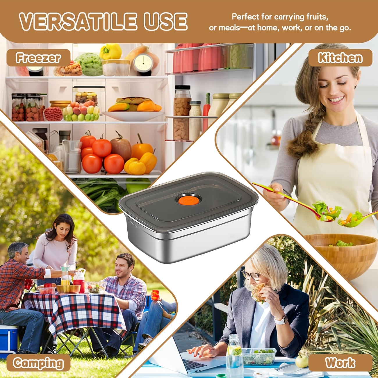10-Piece Stainless Steel Food  – обзор и цена Food Storage For Restaurant