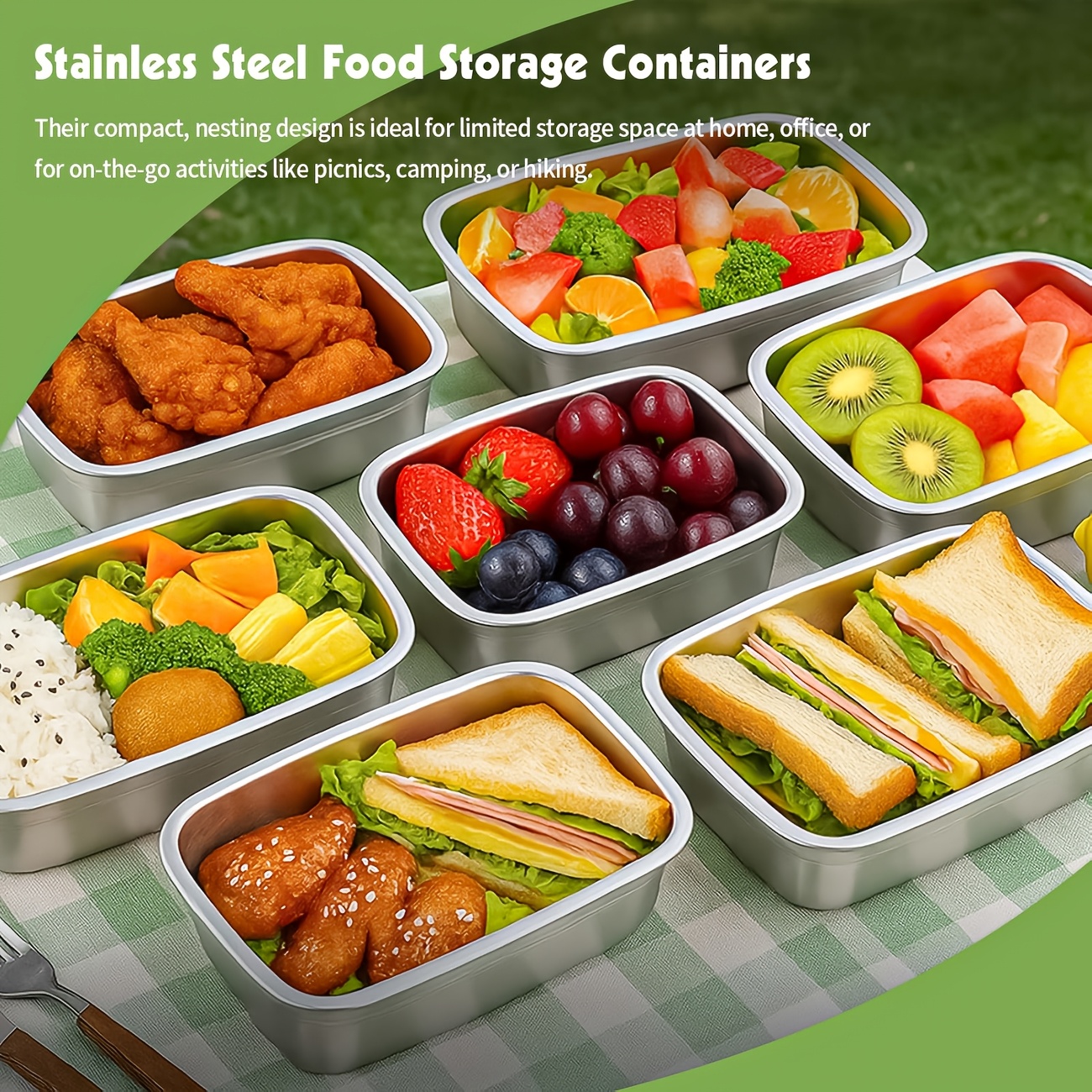10-Piece Stainless Steel Food  – обзор и цена Food Storage For Restaurant