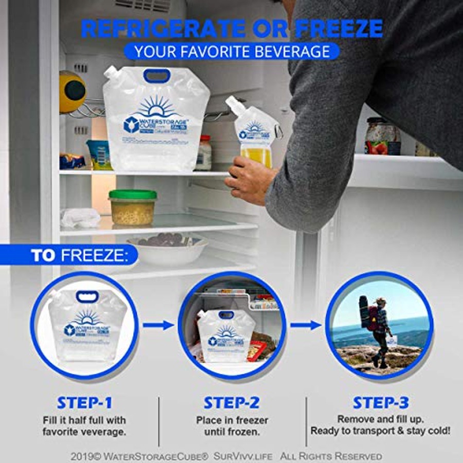 Premium Collapsible Water Cont – обзор и цена Food Storage Emergency