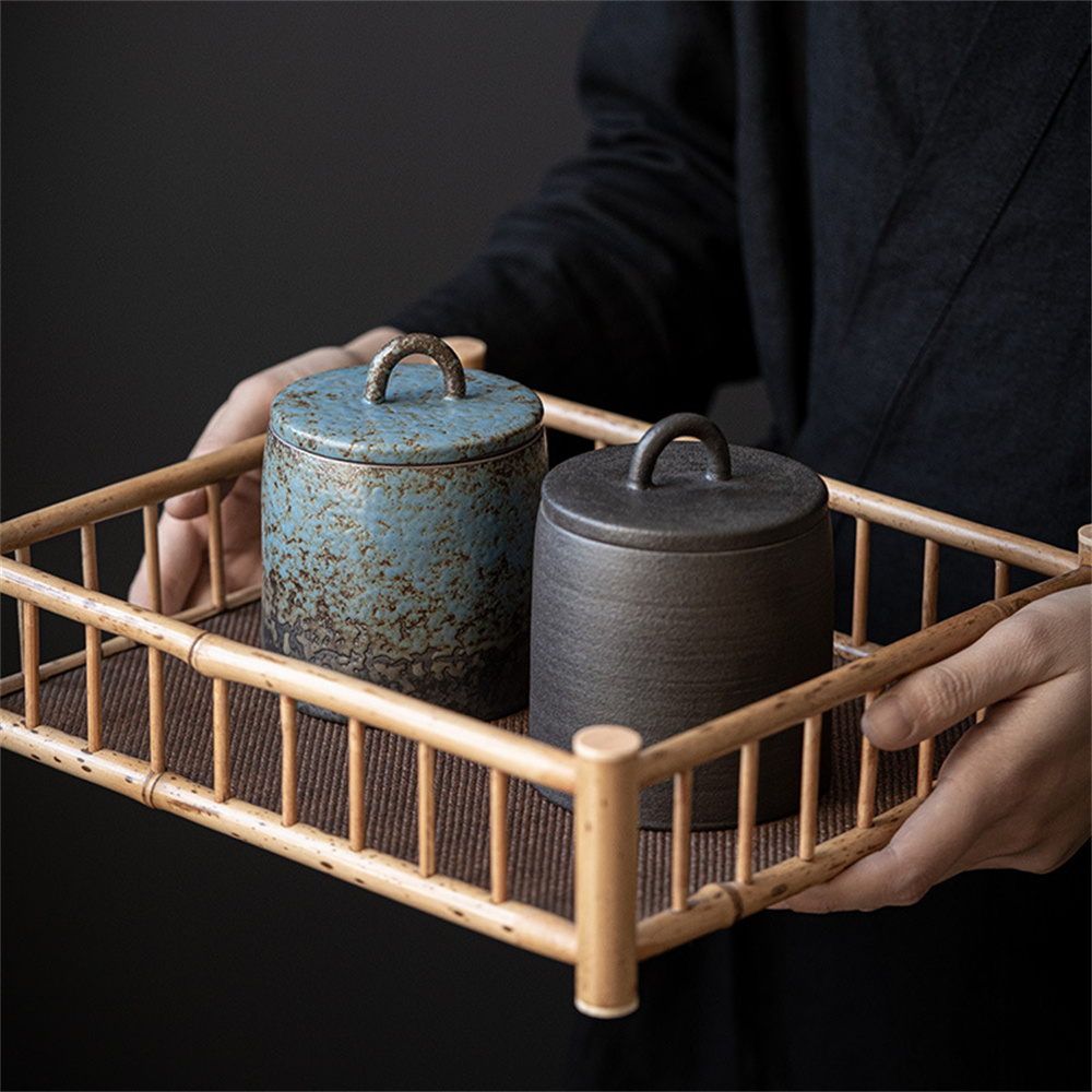 Ceramic Tea Caddy Sealed Jar S – обзор и цена Food Storage With Dividers