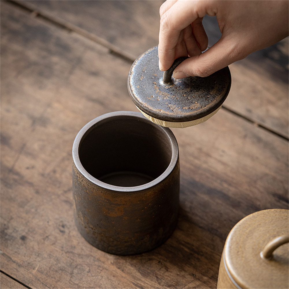 Ceramic Tea Caddy Sealed Jar S – обзор и цена Food Storage With Dividers