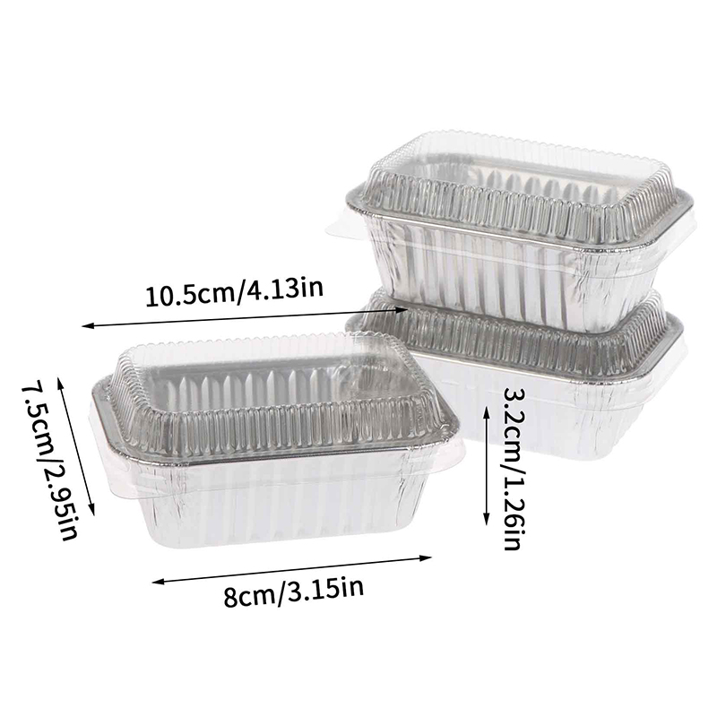 [H]10Pcs Disposable Rectangula – обзор и цена Food Storage Aluminum Containers