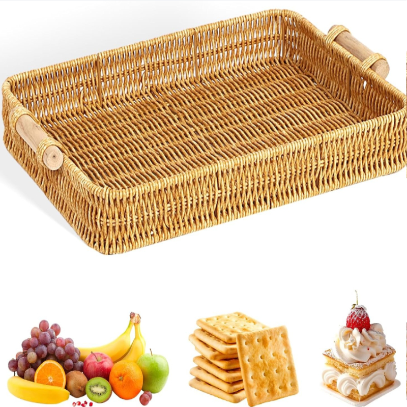 Wicker Tray Rectangular Rattan – обзор и цена Food Storage For Restaurant