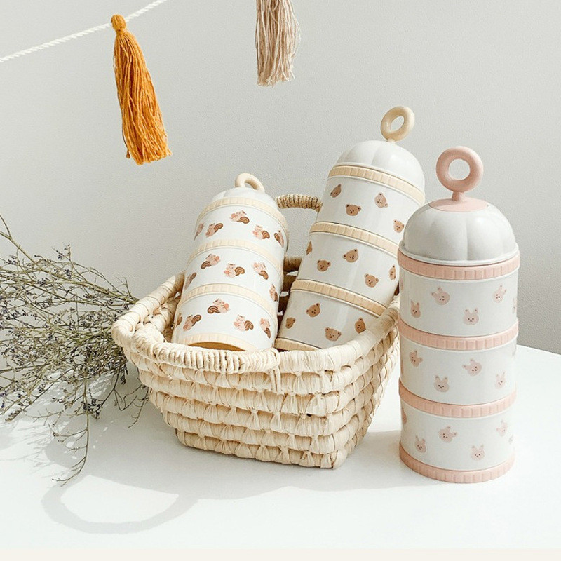 Cute Bear Milk Powder Box Baby – обзор и цена Food Storage Dispenser