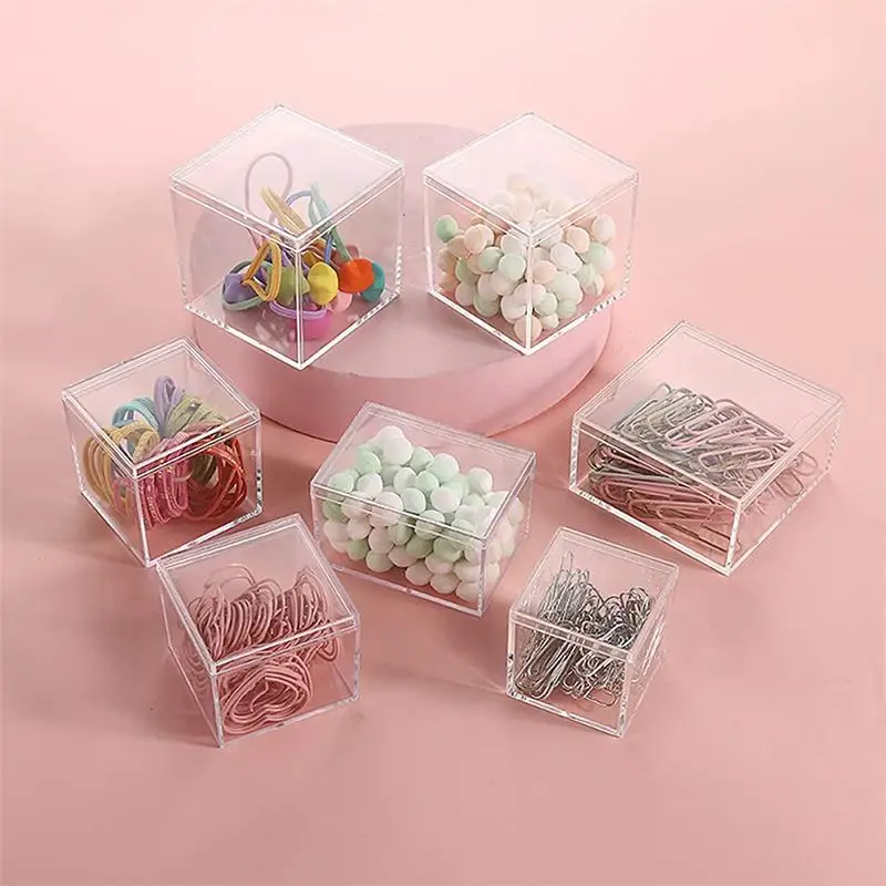 12 PCS Transparent Acrylic Box – обзор и цена Food Storage With Dividers