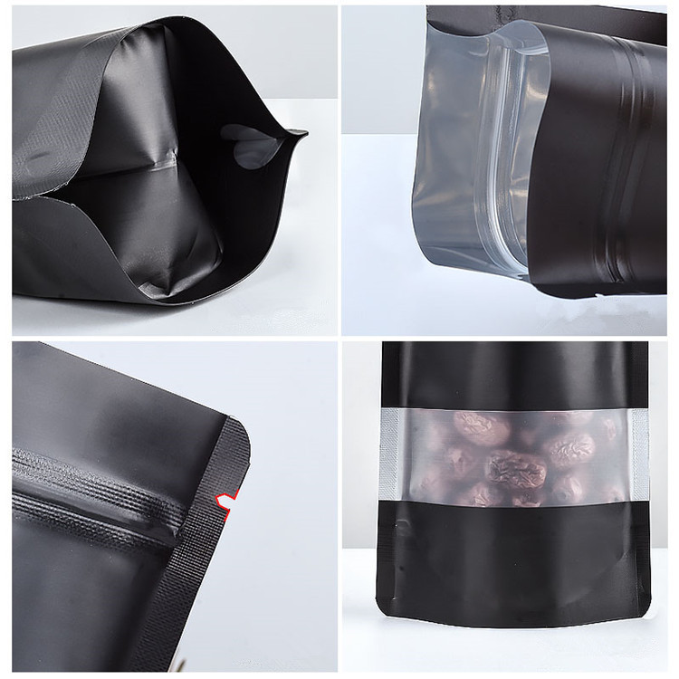 100PCS Stand-up Matte Black Al – обзор и цена Food Storage Zipper