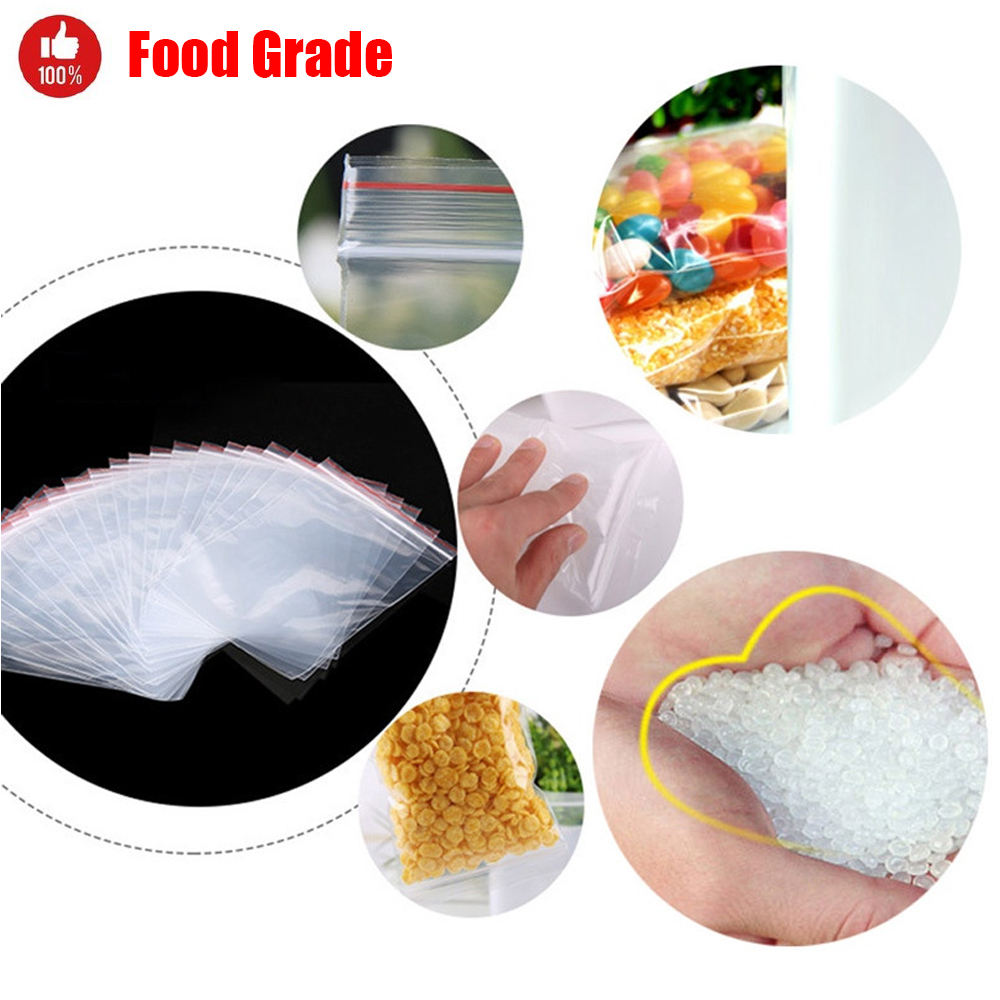 100PCS 0.05mm Thickness Transp – обзор и цена Food Storage Zipper