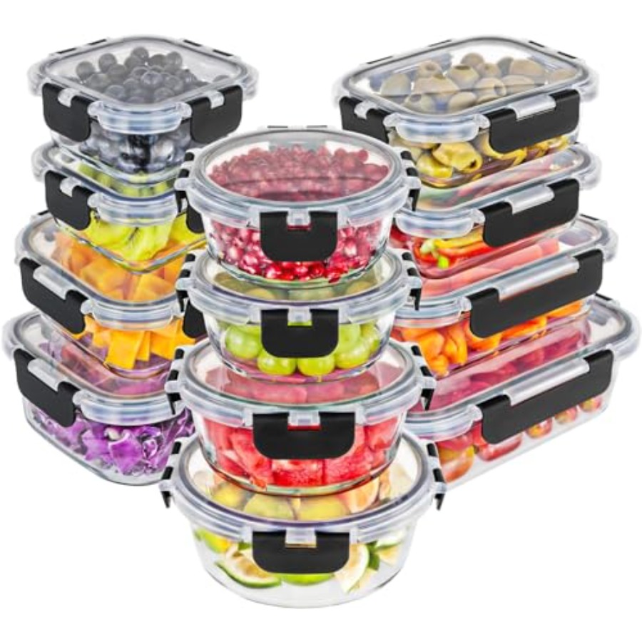 Premium Borosilicate Glass Foo – обзор и цена Food Storage Aluminum Containers
