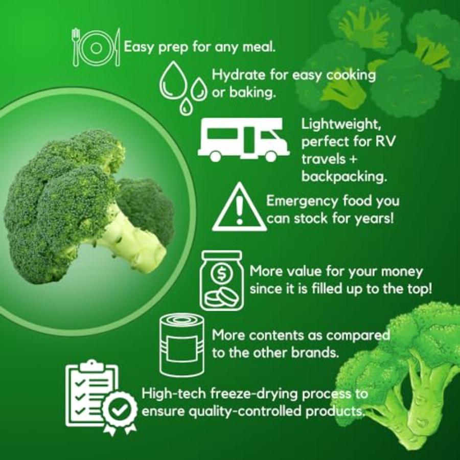 Freeze Dried Food - Broccoli F – обзор и цена Food Storage Emergency