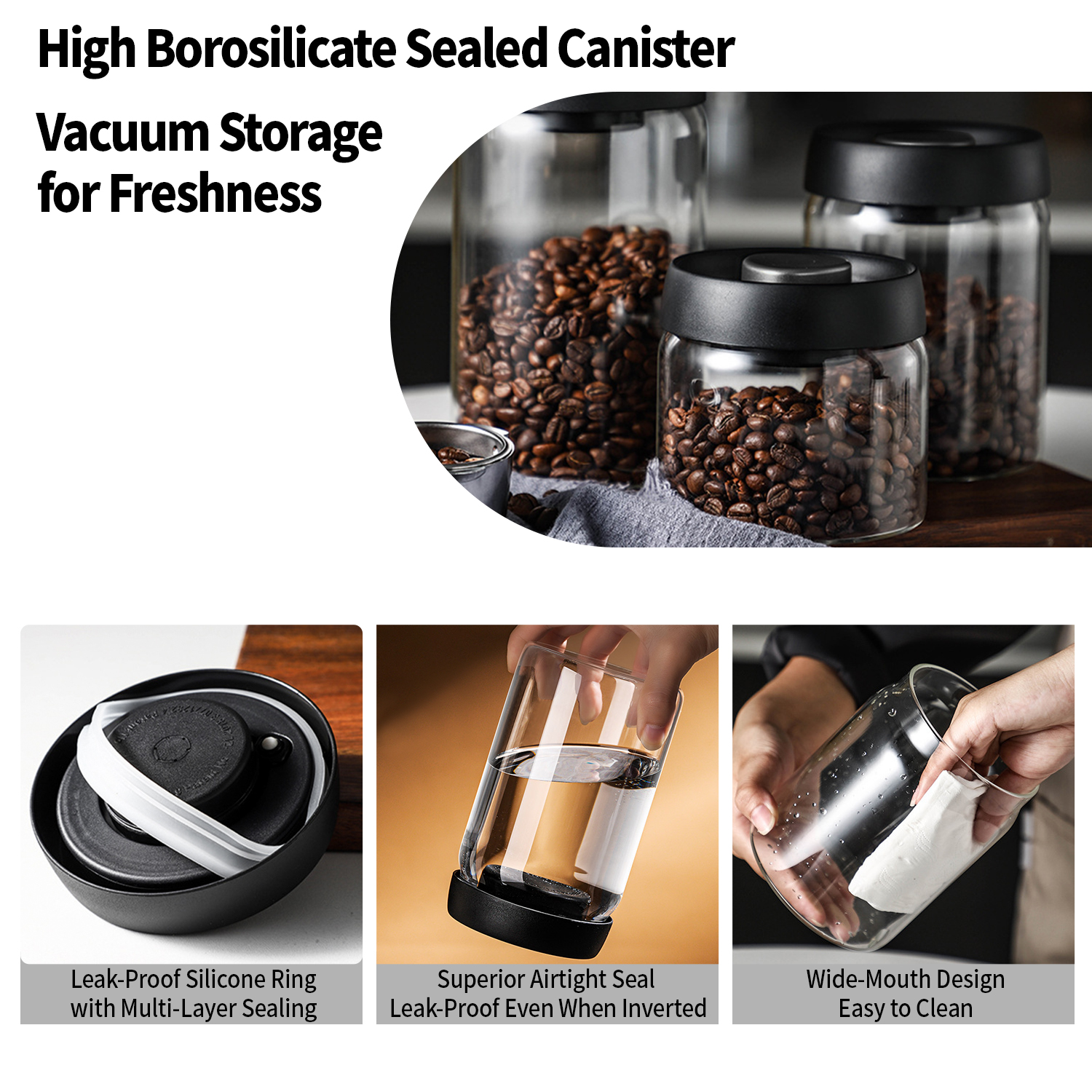 OANKR Vacuum Coffee Canister 5 – обзор и цена Food Storage Order