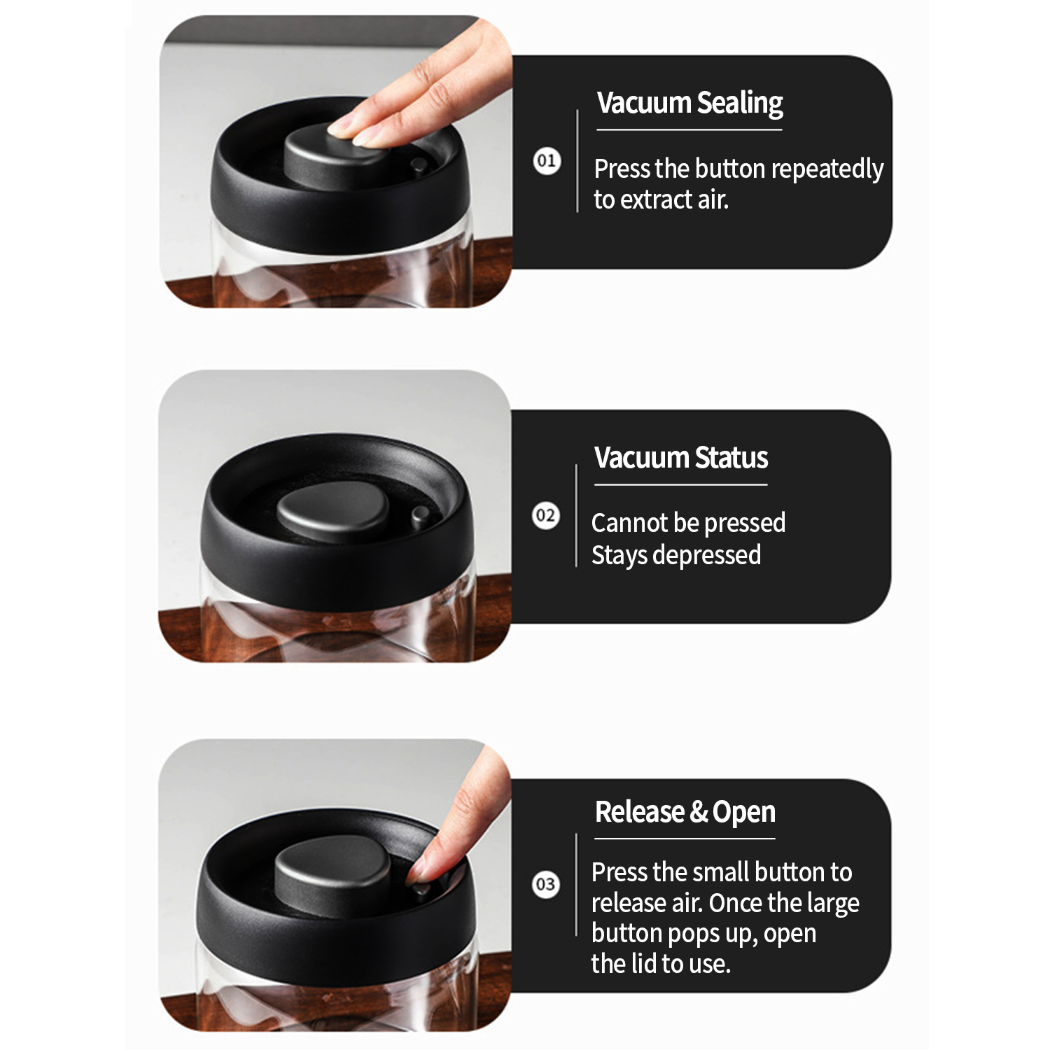 OANKR Vacuum Coffee Canister 5 – обзор и цена Food Storage Order