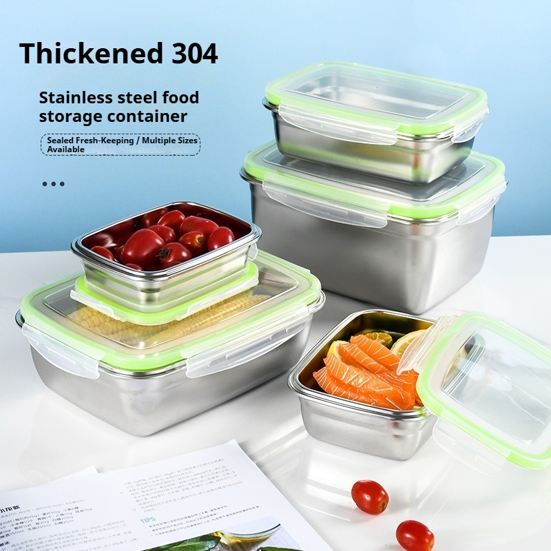 304 Stainless Steel Lunch Box  – обзор и цена Food Storage Order