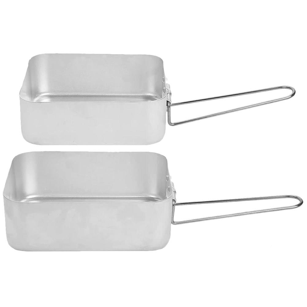 2Pcs Portable Aluminum Lunch B – обзор и цена Food Storage Aluminum Containers
