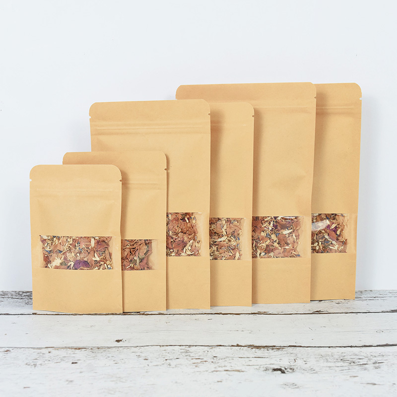 20/50pcs Kraft Paper Zip Lock  – обзор и цена Food Storage Zipper