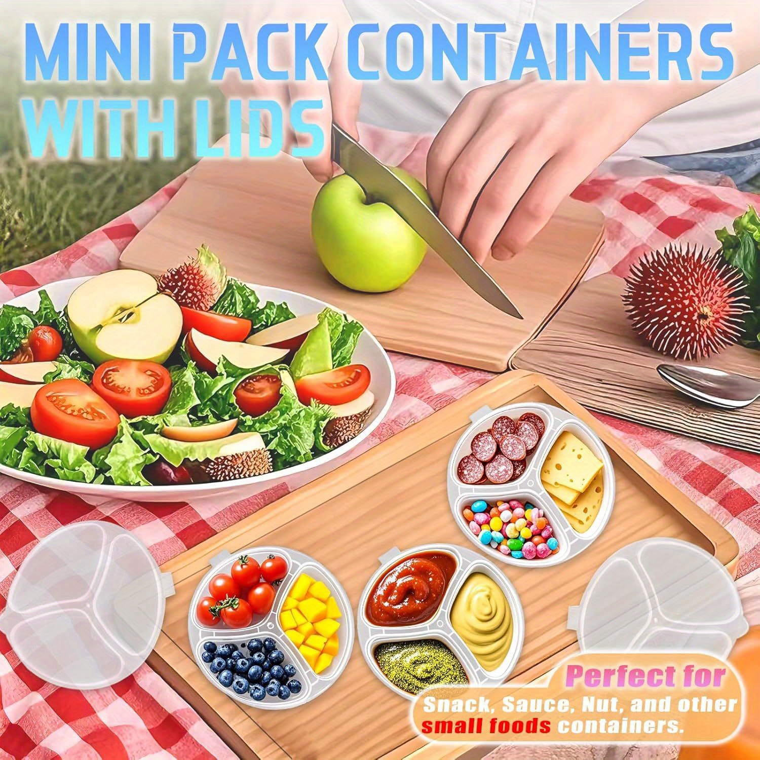 Round 3-Compartment Disposable – обзор и цена Food Storage For Restaurant