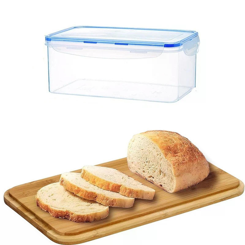Plastic Bread Storage Box Airt – обзор и цена Food Storage With Dividers