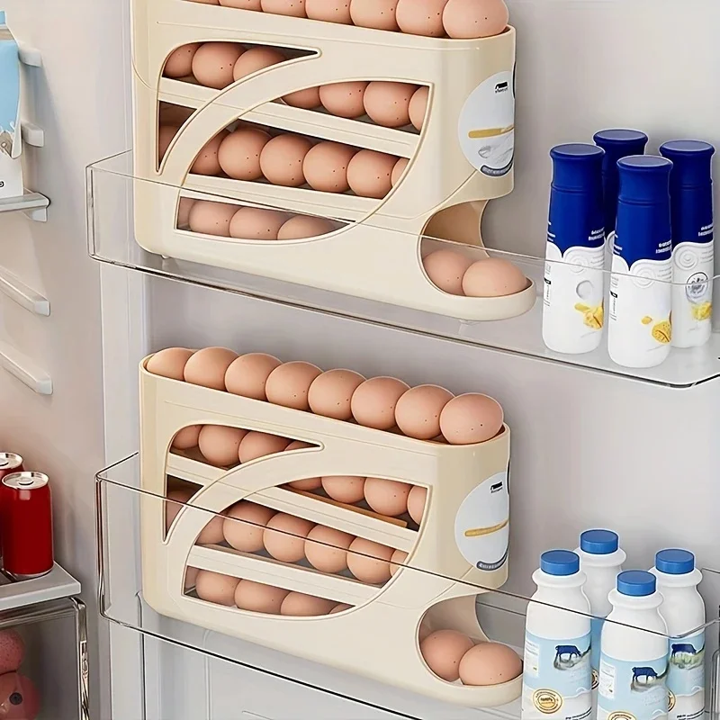 3 Tier Rolling Egg Storage Box – обзор и цена Food Storage With Dividers