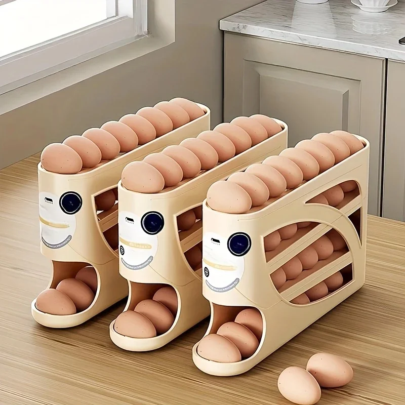 3 Tier Rolling Egg Storage Box – обзор и цена Food Storage With Dividers