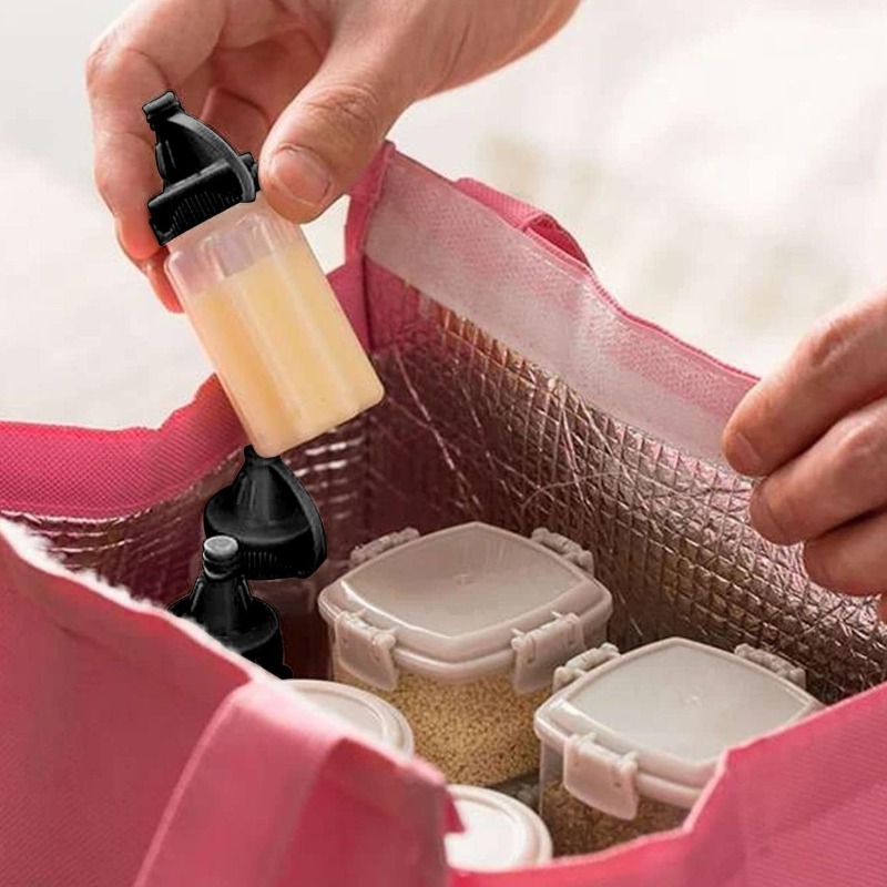 Squeeze Salad Sauce Bottle Set – обзор и цена Food Storage Dispenser