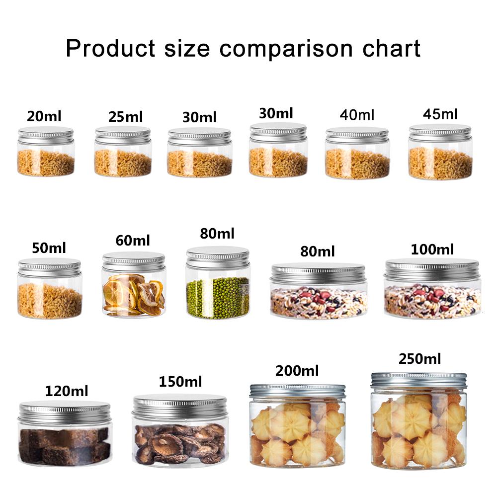 5-10P Storage Jars Clear Alumi – обзор и цена Food Storage Aluminum Containers
