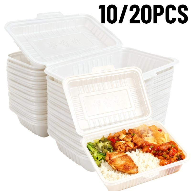 10/20PCS Disposable Lunch Boxe – обзор и цена Food Storage For Restaurant