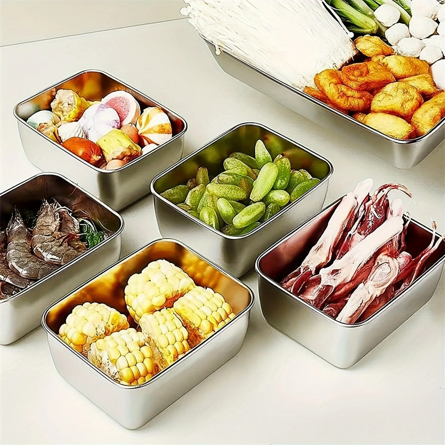 1/3/5pcs Stainless Steel Food  – обзор и цена Food Storage Order
