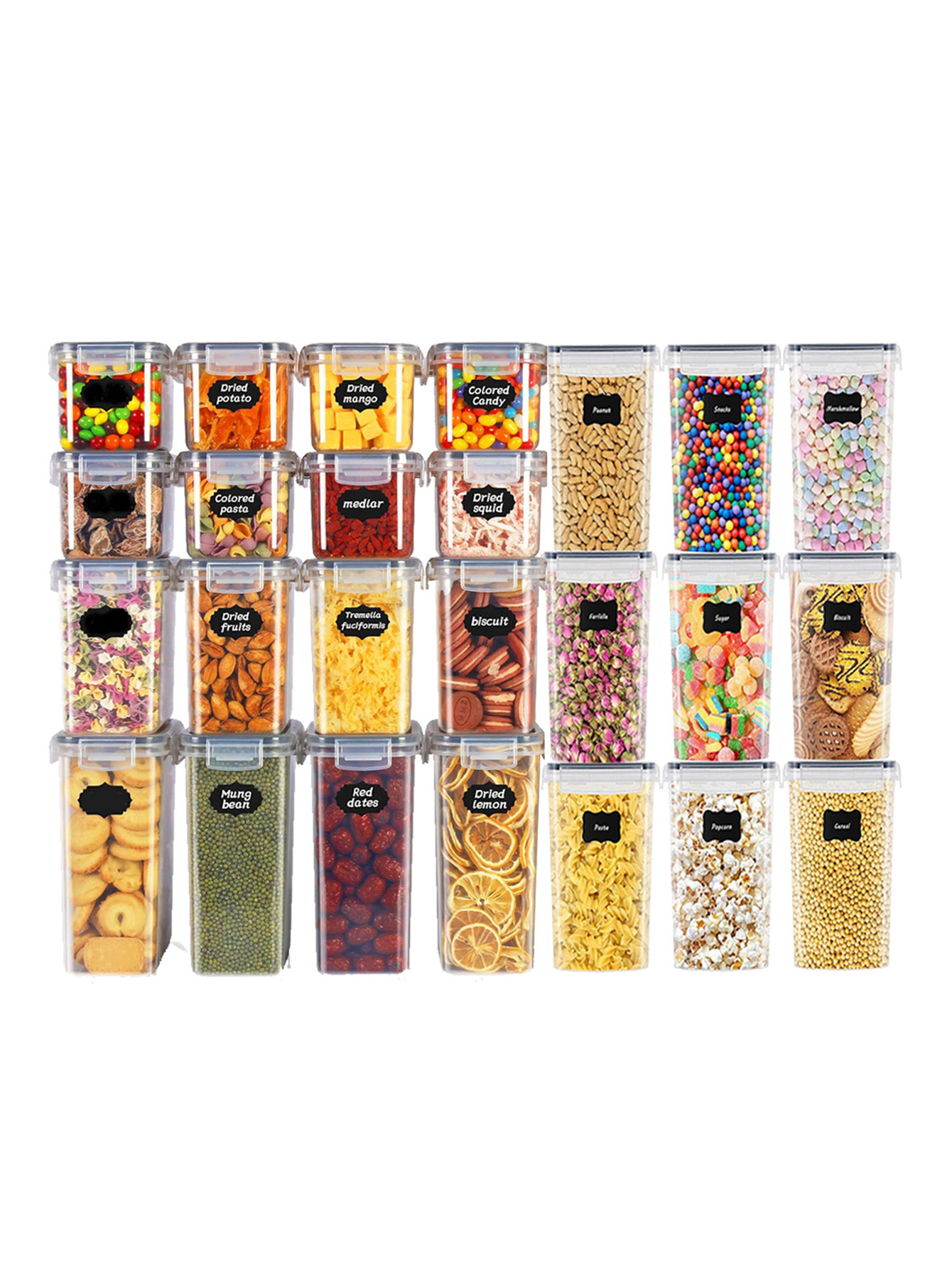 48pcs,Sealed food storage cont – обзор и цена Food Storage Order
